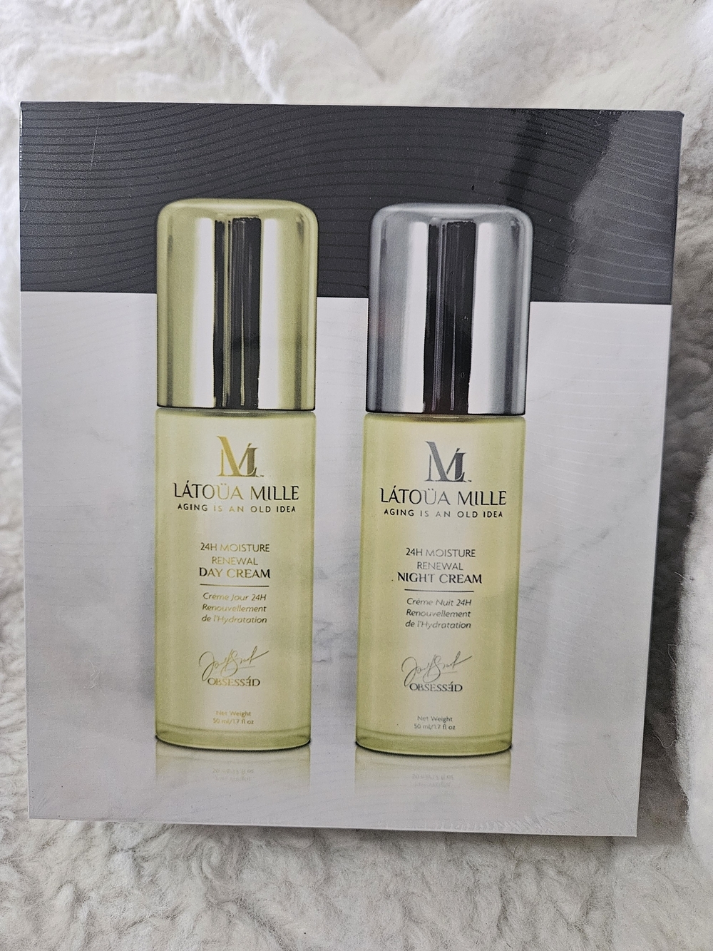 $500 MSRP Latoua Mille 24H Day & Night Cream Set